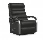 Harvey Rocker chair in Tutti Charcoal leather 