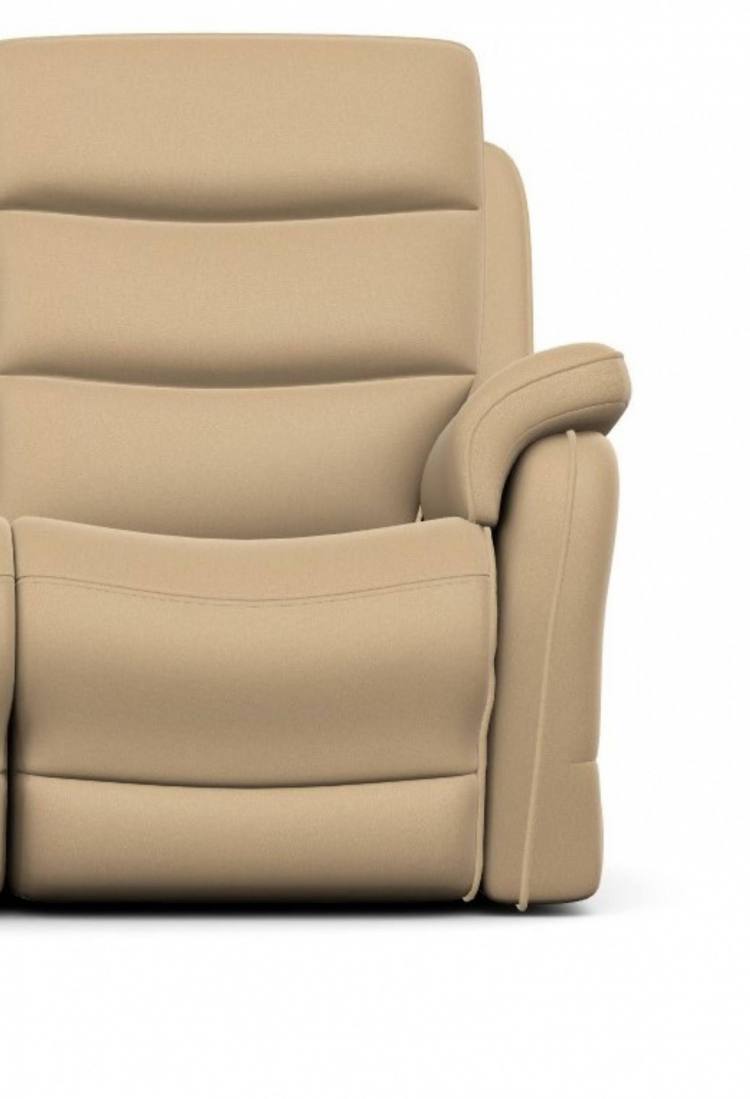 Anderson modular Single seat Power Recliner arm unit shown in Altara Putty fabric 