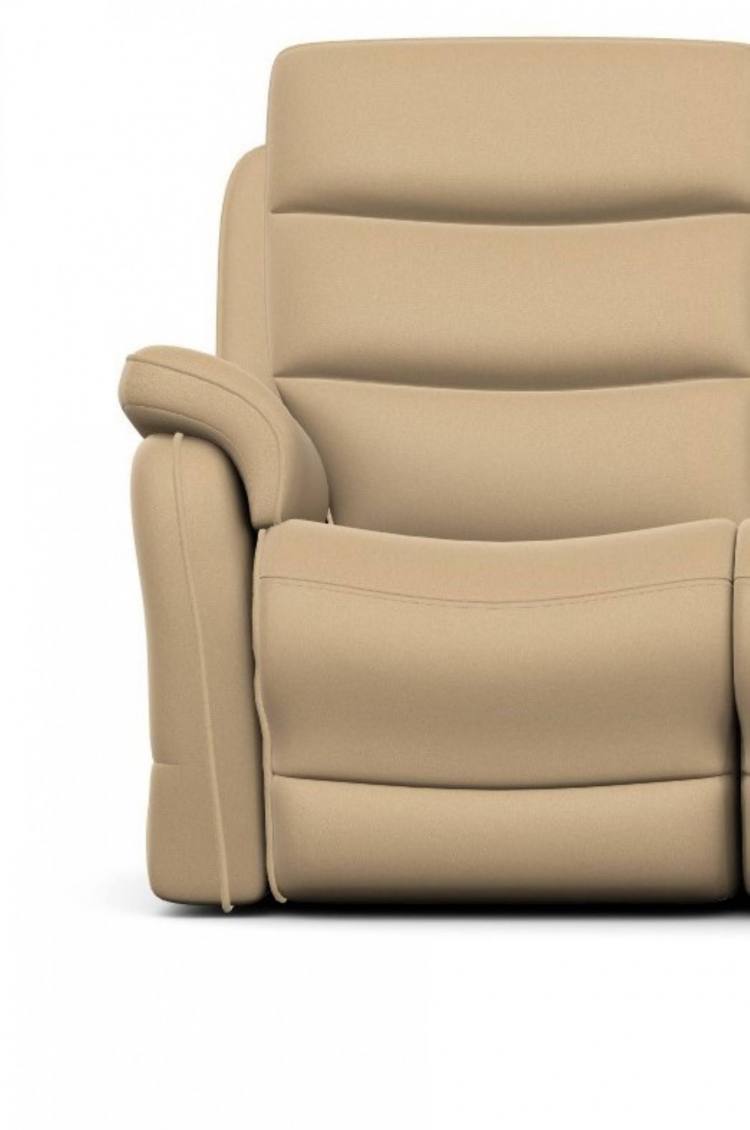 Anderson modular Single seat Power Recliner arm unit shown in Altara Putty fabric 