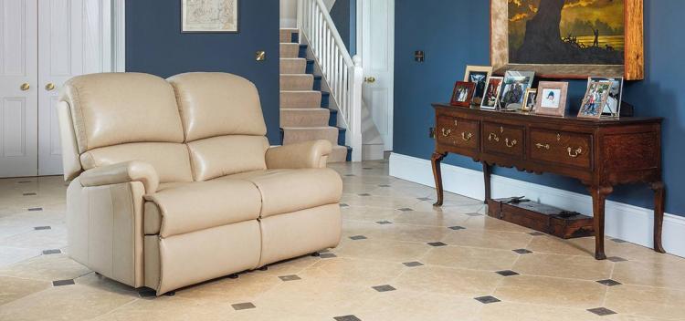 Sherborne Nevada Standard Reclining 3 Seater Leather Sofa