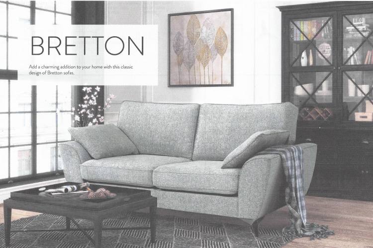 Bretton sofa shown in a room setting 