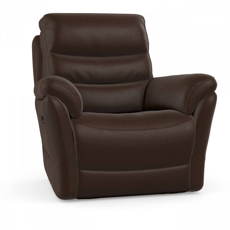 Anderson Power Recliner chair in Dolce Coffee leather 