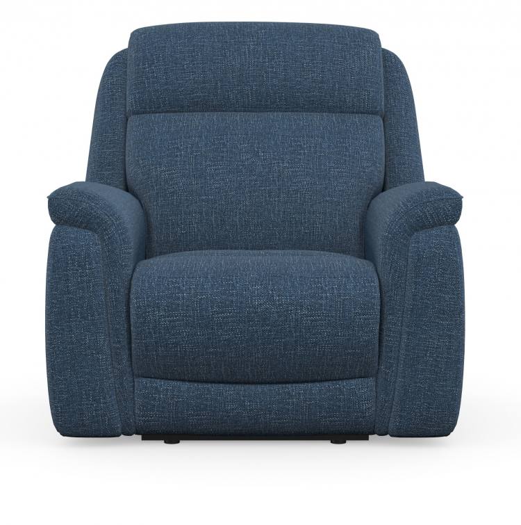 Paris chair shown in Anivia Blue fabric 