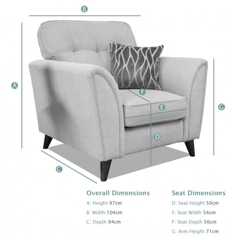 Alstons Oceana Chair dimensions