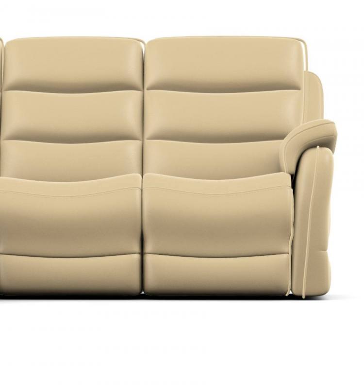 Anderson 2 seater RHF Modular arm unit shown in Dolce Cream leather 