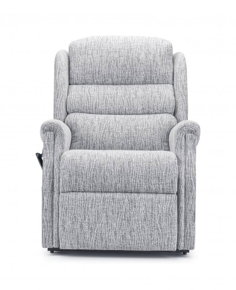 Aintree Deluxe Petite Riser Recliner chair shown with Cascade style back 