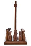 Wellington Dark Wood Skittle Set