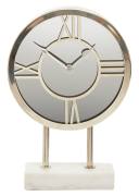 Varallo Silver Table Clock