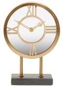 Varallo Gold Table Clock