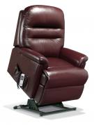 Sherborne Beaumont Standard Riser Recliner chair in leather 