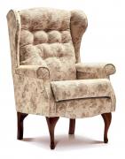Sherborne Brompton High seat chair shown in Ellesmere Honey fabric 
