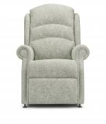 Ideal Beverley Manual Recliner chair shown in Alexandra Park Wave Sage fabric 