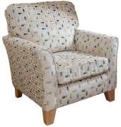 Cosy gallery accent chair in fabric 4398