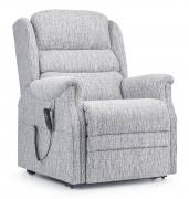 Aintree Riser Reccliner chair shown with 'Cascade' style back with right handed controls 