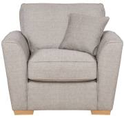 Pictured in Barley Silver with matching scatter cushions with Light feet