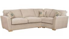 Pictured in Barley Beige with Lotty Teal scatter cushions