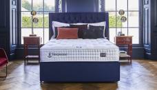 Ashford divan base with 2600 pocketed springs mattress (headboard sold separately)