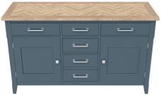 Signature Blue Large Sideboard