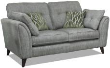 Alstons Oceana 2 seater sofa pictured in fabric 2720 (Band C), small scatter cushions in 2110, walnut eco legs.