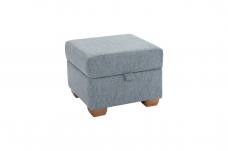 Ideal Upholstery Buckingham Storage Pouffe in Ferrara Carolina