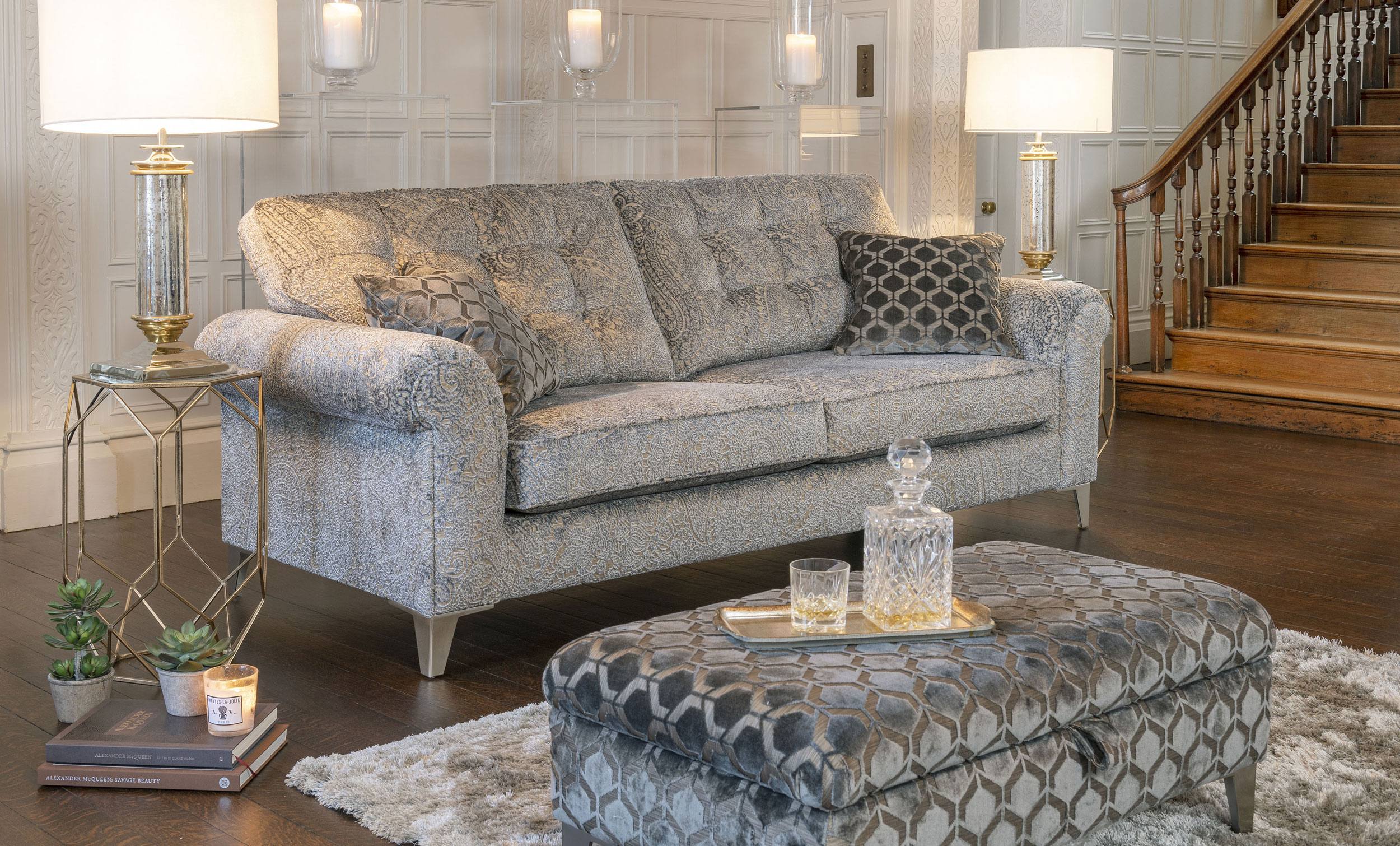 Alstons Jasmine Suite | Sofas, Chairs & Footstools At Style Furniture