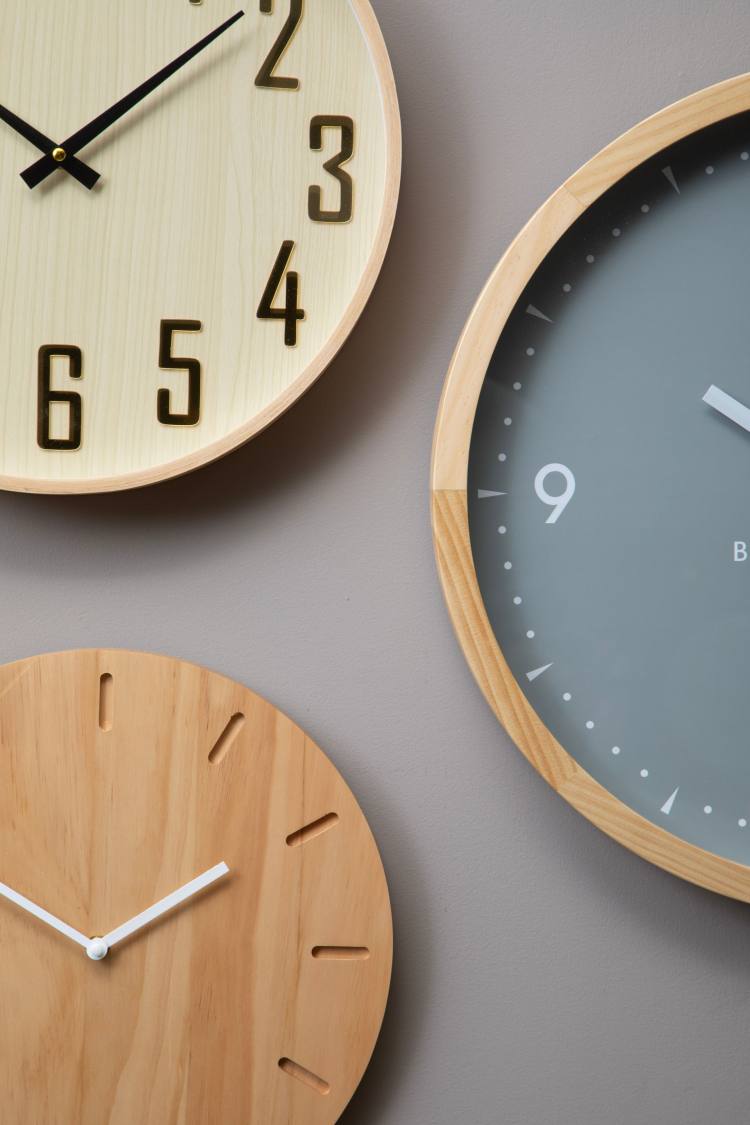 Ellington Oak Wall Clock