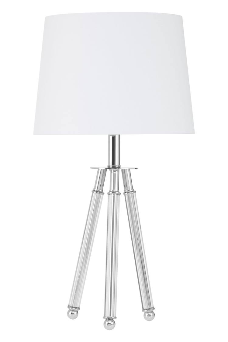 Style Crystal Chrome Table Lamp