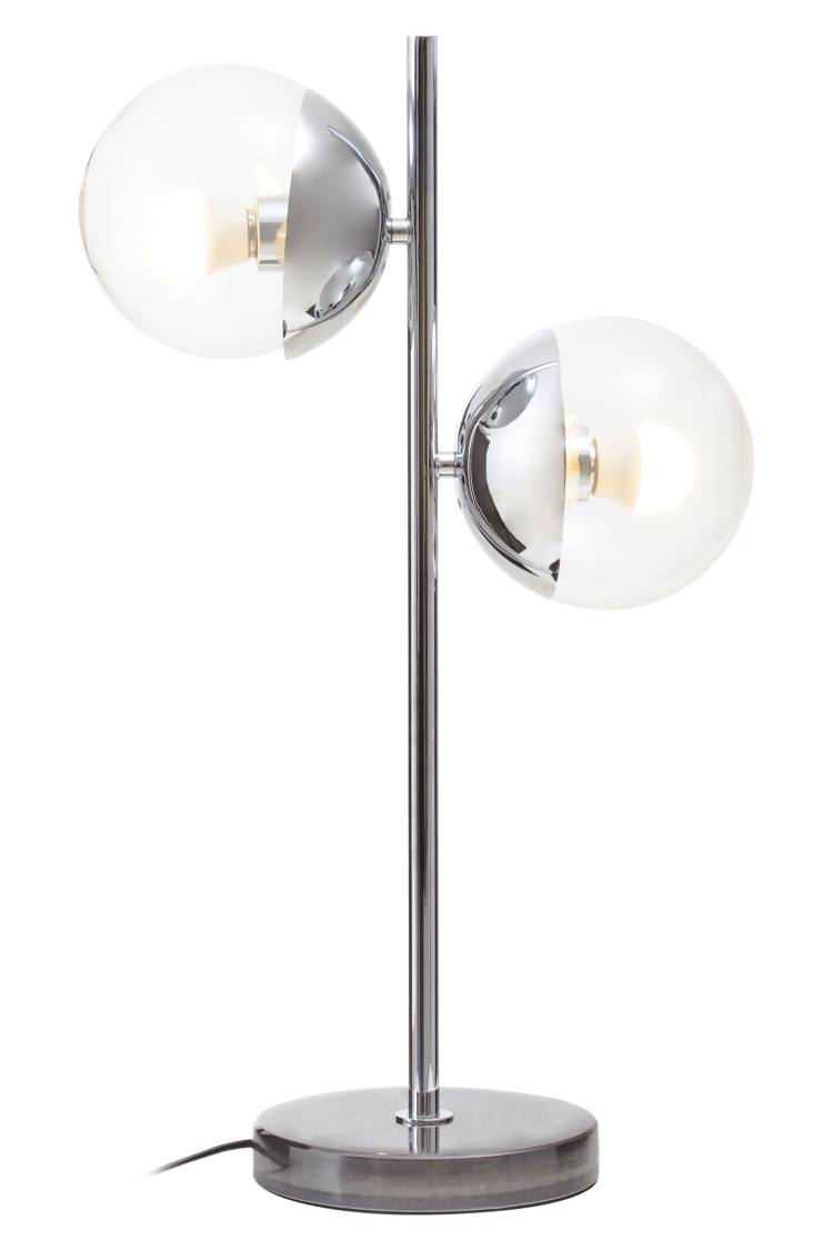 Madison Large Silver Table Lamp