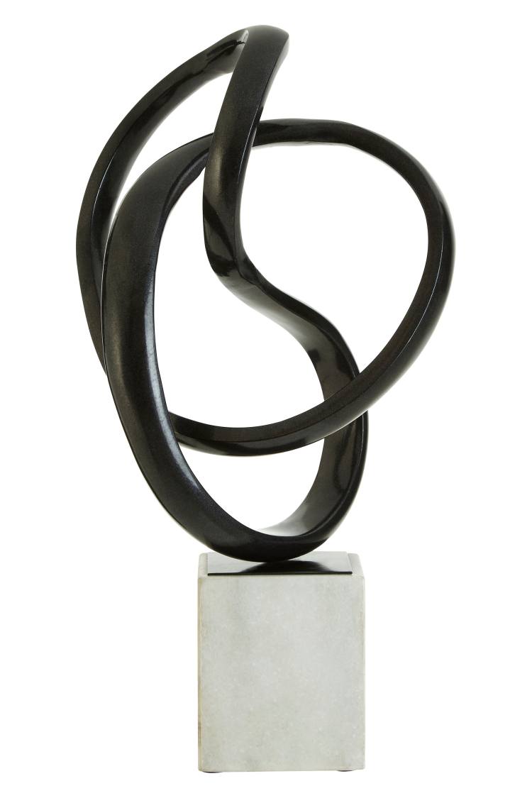 Lorenza Loop Ornament With Marble Base