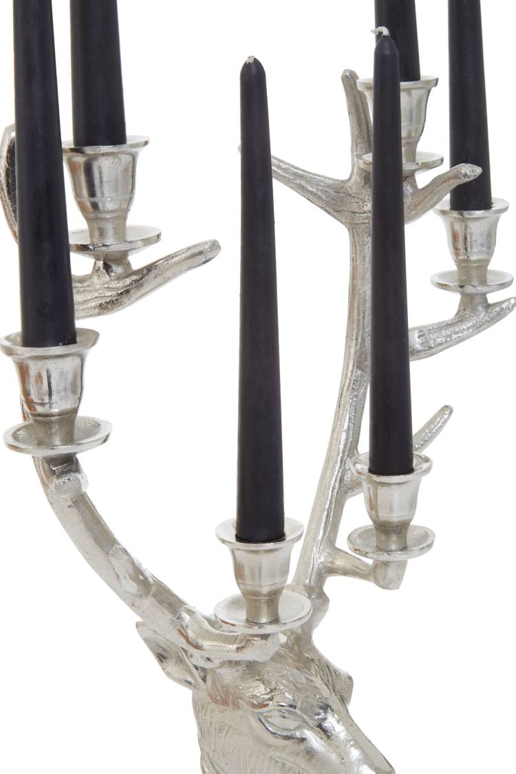 Close up of the Style Stag Large Candle Holder