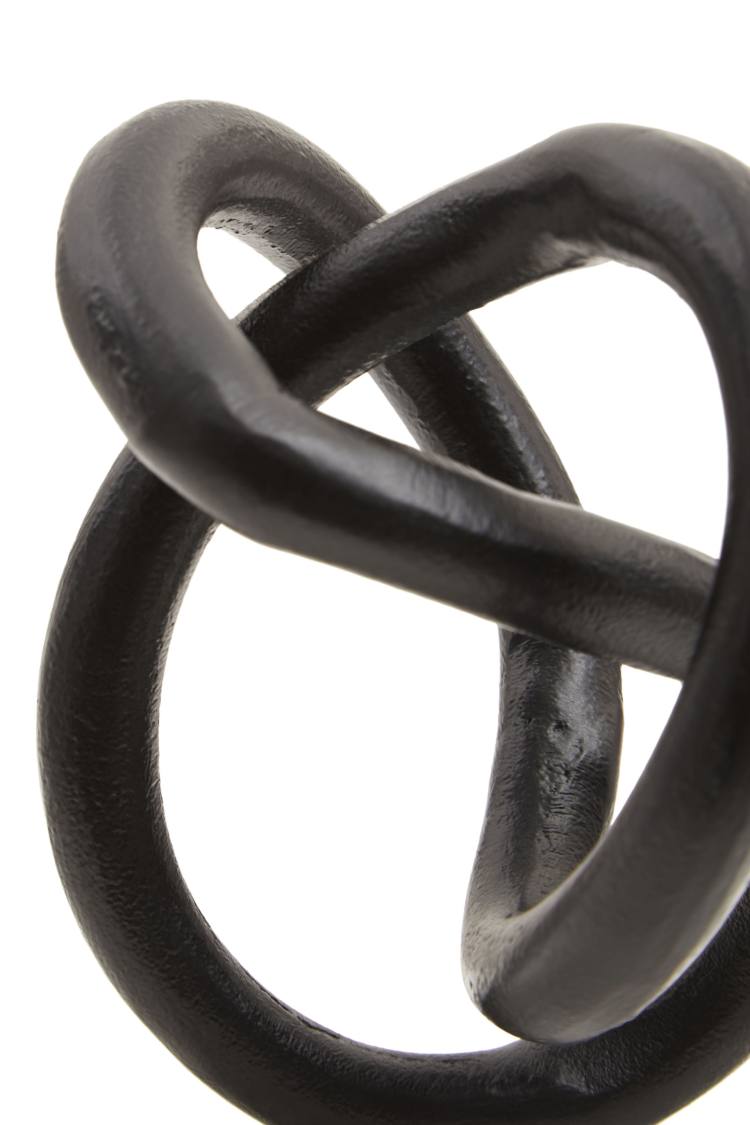 Lorenza Black Loop Sculpture