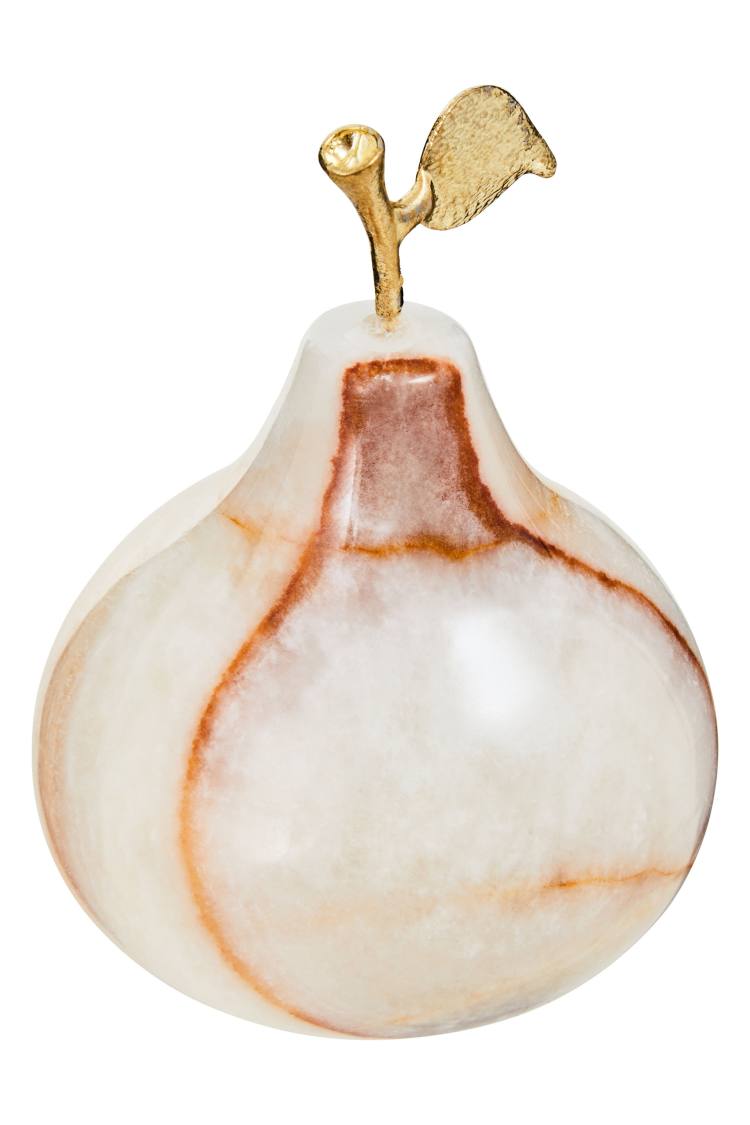 Prato Onyx Pear Ornament