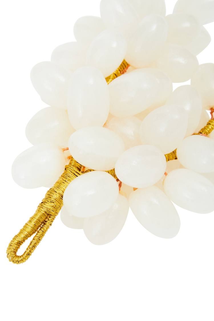 Prato Onyx White Grapes Ornament