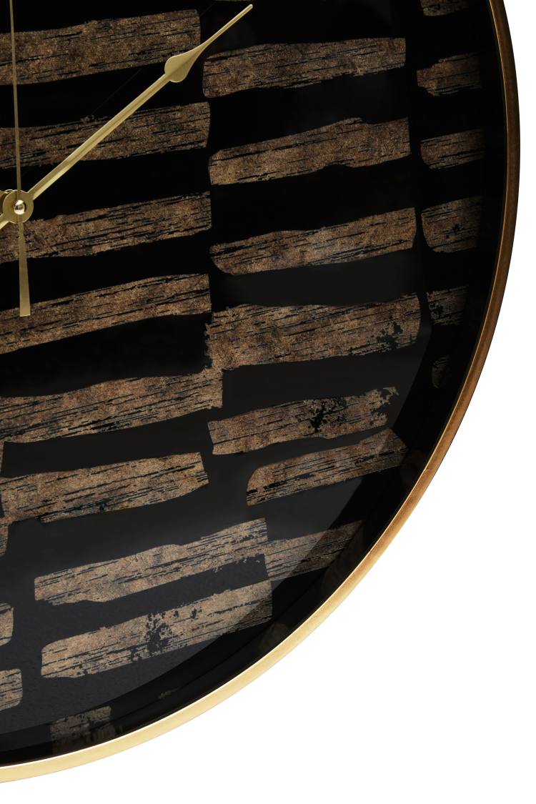 Torre Gold Wall Clock