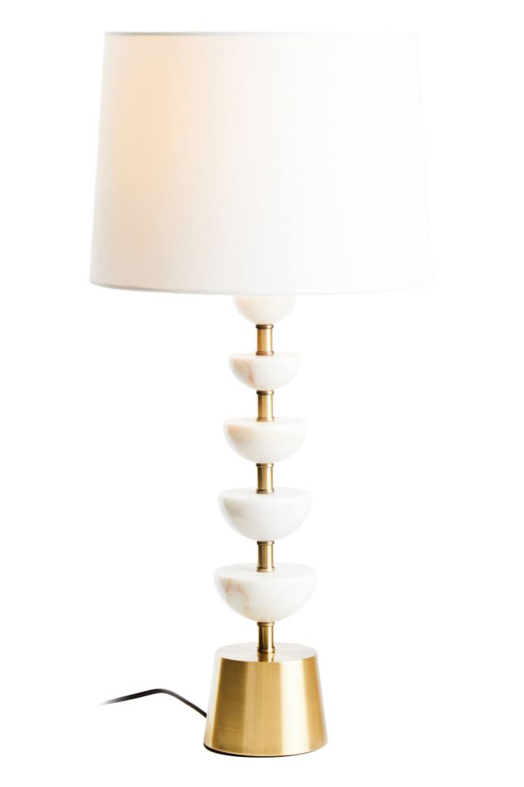 Mundi White Lamp Table