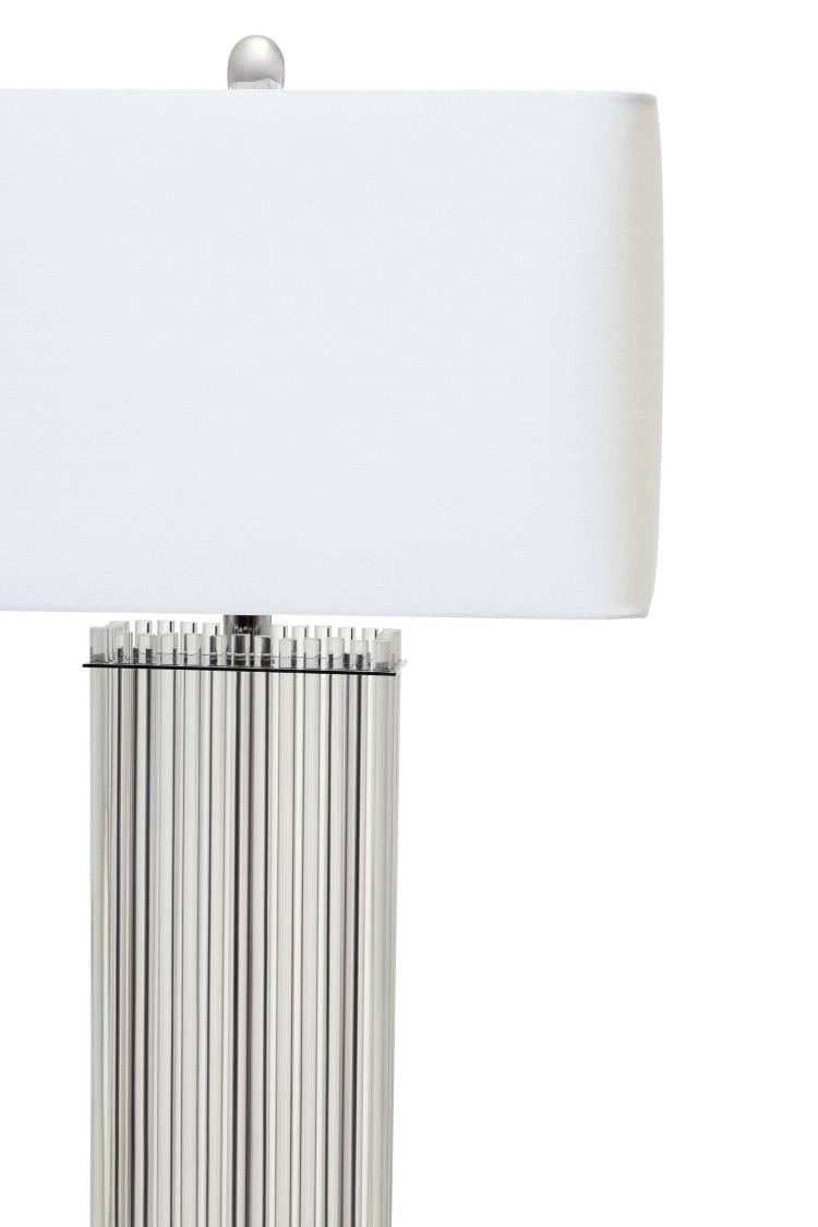 Darra Table Lamp With Silver Base