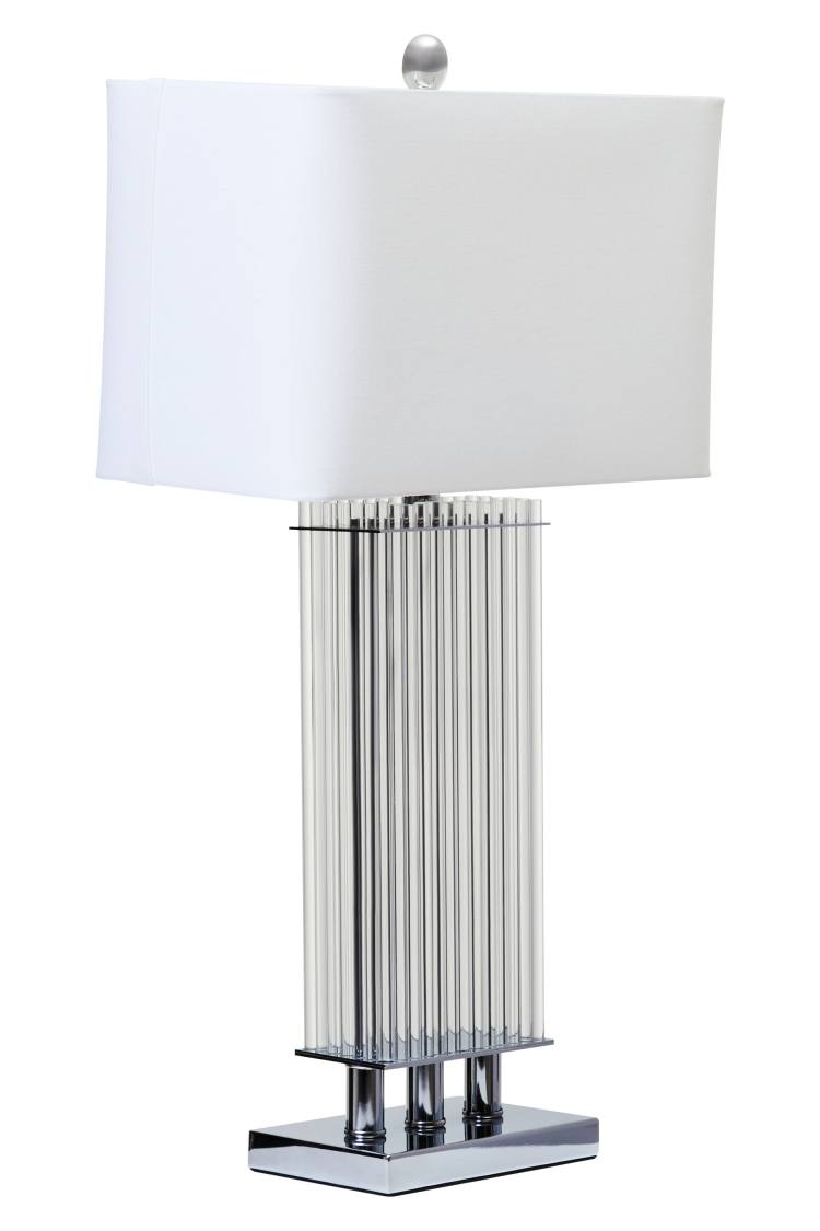 Darra Table Lamp With Silver Base