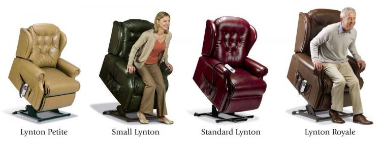 Sherborne Lynton leather Care Riser Recliner range, 4 sizes available 