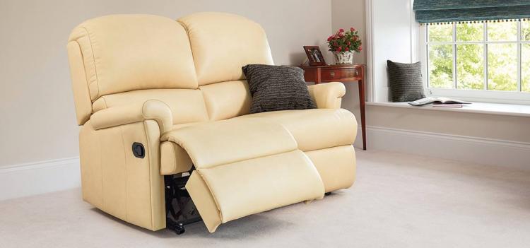 Sherborne Nevada Standard Reclining 3 Seater Leather Sofa