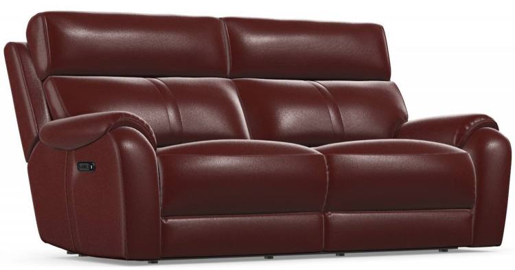 Winchester sofa shown in Mezzo Wine leather 