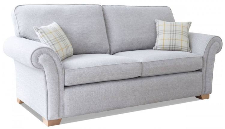 Alstons Lancaster 3 seater sofa shown with light feet.