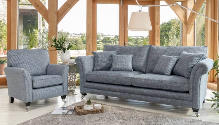 Sofa shown with Accent chair