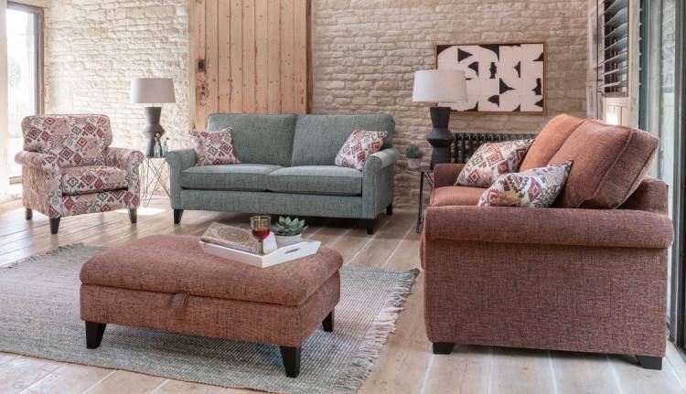 Poppy 3 seater shown in 4780 with scatters in 4459