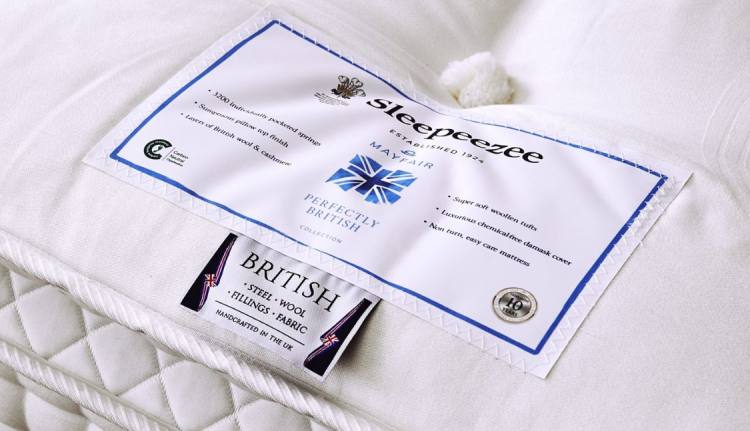 Part of Sleepeezee\'s Perfectly British range