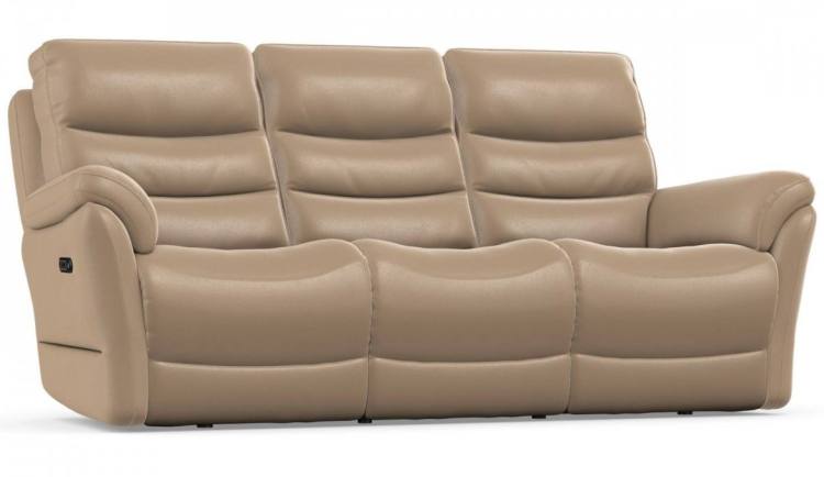 La-z-boy Anderson 3 seater Power sofa shown in Mezzo Mink leather 