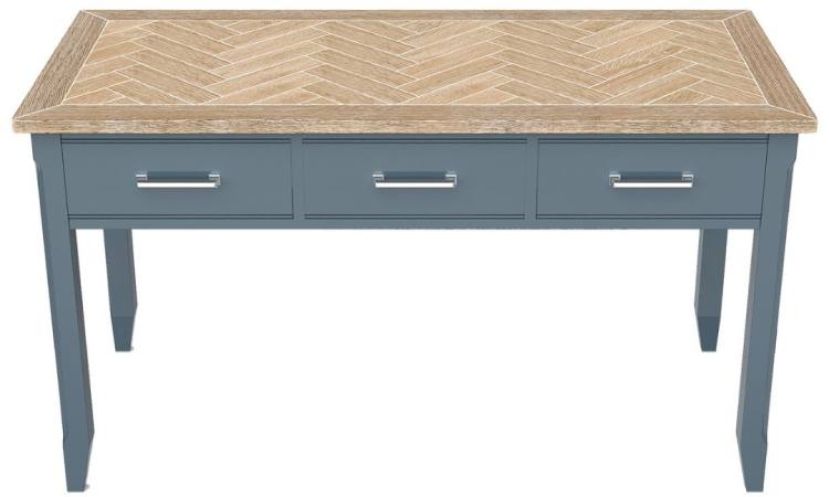 Signature Blue Executive Desk