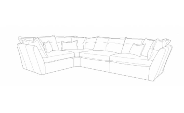 Buoyant Sully Standard Corner Group Sofa - L1 + CO + R2