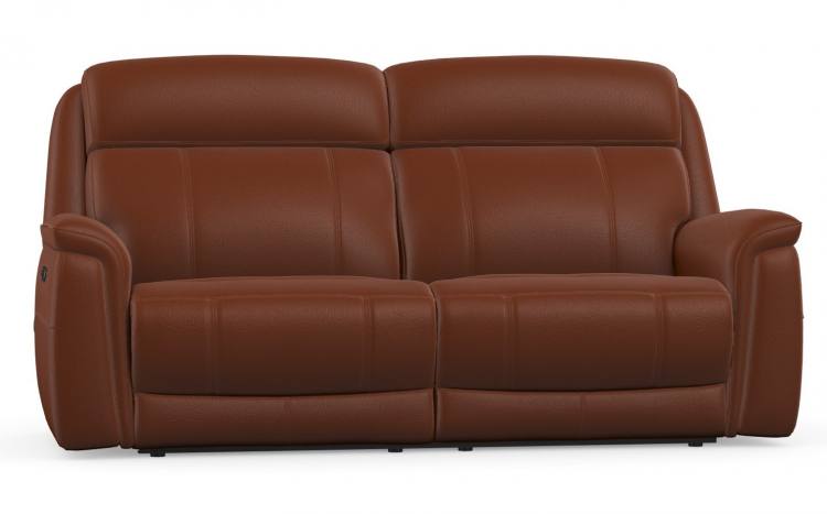 Paris 3 Seater sofa shown in Calda Chestnut leather 