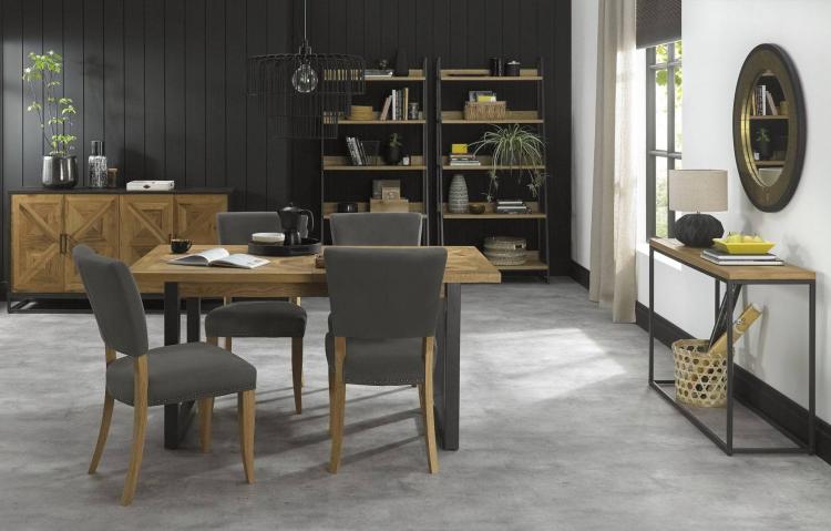 Bentley Designs Indus Rustic Oak Dining Furniture