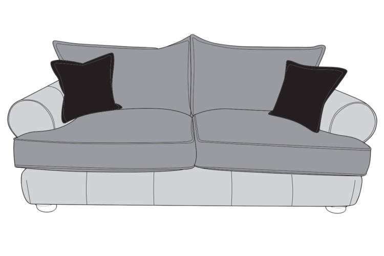 Buoyant Horatio Mix 3 Seater Standard Back Sofa